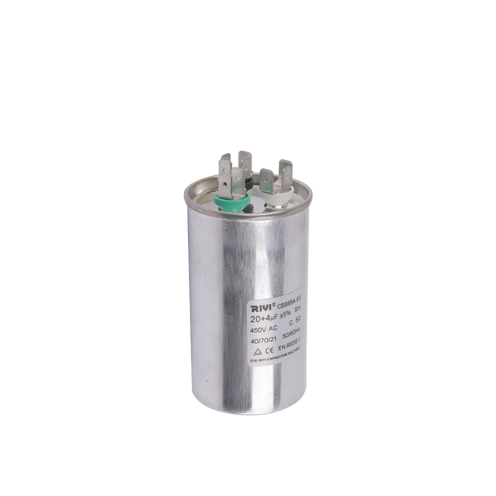 Cbb65 20+4uf 450v S2 UL বিস্ফোরণ-প্রুফ অ্যালুমিনিয়াম হাউজিং 2+3+4 টার্মিনাল